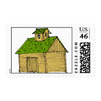 cabela barn postage stamps