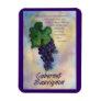 Cabernet Sauvignon Wine Grapes Painting Art Magnet