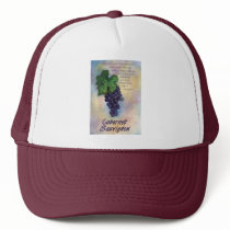 Cabernet Sauvignon Wine Hat by donnabellas Cabernet Sauvignon Wine Hat