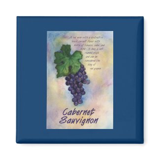Cabernet Sauvignon Wine Magnet magnet