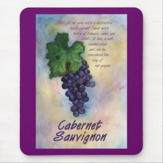 Cabernet Sauvignon Wine Mousepad mousepad