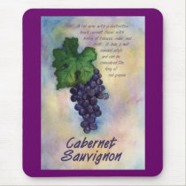 Cabernet Sauvignon Wine Mousepad mousepads