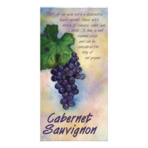 Cabernet Sauvignon Wine Photo Card photo cards by donnabellas Cabernet Sauvignon Wine Photo Card photo cards