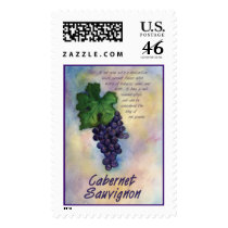 Cabernet Sauvignon Wine Stamp