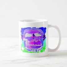 CABEZA DEL MONO TAZAS DE CAFÉ