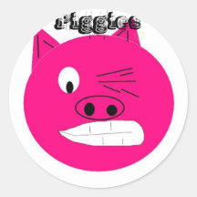 cabeza del piggie, Piggies Etiqueta