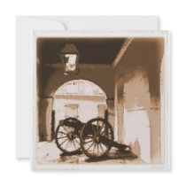 Cabildo Cannon Sepia Custom Invites