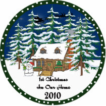 Cabin 1st Christmas In Our Home 10 photo sculptures