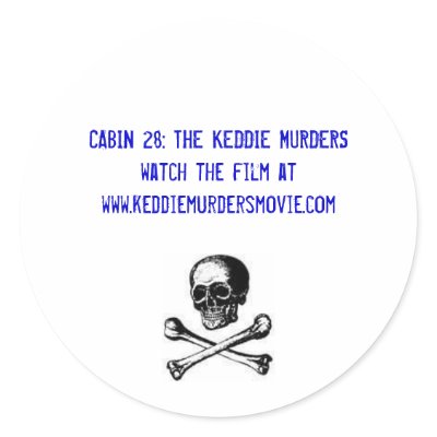 CABIN 28: THE KEDDIE MURDERS skull sticker by Jhancock16