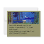 CABIN COTTAGE GETAWAY INVITATION EZ TO CUSTOMIZE!