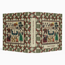 Cabin Fever Lodge Look Camping Recipe 3 Ring Binder