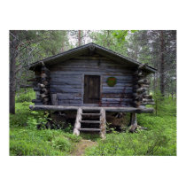 Cabin in Forest posters