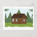 Cabin in the Trees postcard
