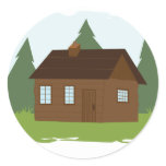 Cabin in the Trees Stickers
