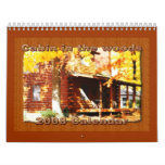 Cabin in the woods wall calendars