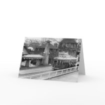 Cabin John Streetcar, 1930s Card