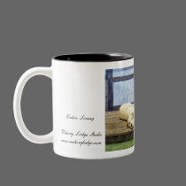 Cabin Living Yellow Lab Mug mugs