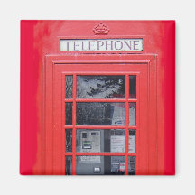 Cabina de teléfonos roja de Londres Imán De Frigorifico