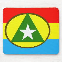 Cabinda, Angola flag Mousepad