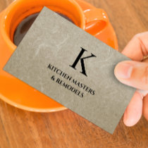 Cabinetry / Remodeling Business Card