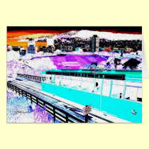 Cable Car Greeting Card cards
