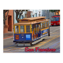 Cable Car in San Francisco Post Cards