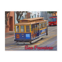 Cable Car in San Francisco postcards