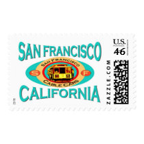 Cable Car San Francisco postage by sanfrancisco_tshirts Cable Car San Francisco postage