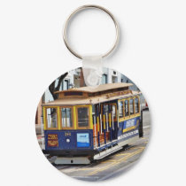 Cable Cars In San Francisco keychains