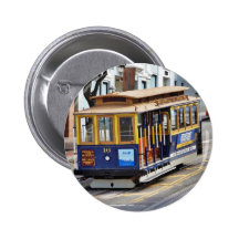 Cable Cars In San Francisco Pins