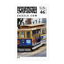 Cable Cars In San Francisco Postage Stamps