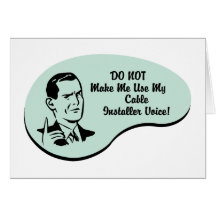 Cable Installer Voice Card