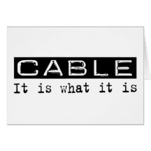 Cable It Is Greeting Cards