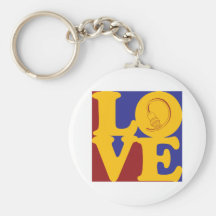 Cable Love Key Chain