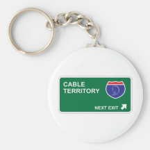 Cable Next Exit Key Chains