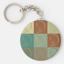 Cable Pop Art Key Chains
