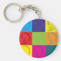 Cable Pop Art Keychain