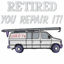 Cable TV Repairmen Embroidered Shirt embroidered shirts