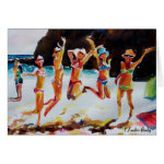 Cabo Bikinis and Shades  Card Original Watercolor