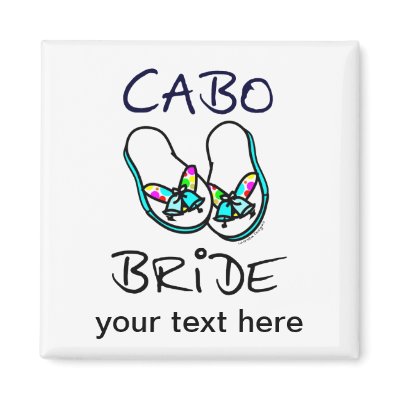 Cabo Bride Fridge Magnets