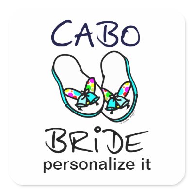 Cabo Bride Sticker