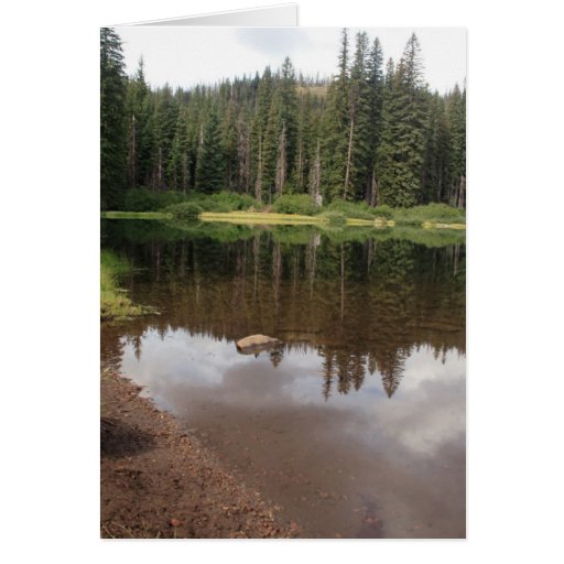 Cabot Lake Oregon Greeting Card