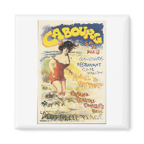 Cabourg Restaurant Cafe Paris Refrigerator Magnets