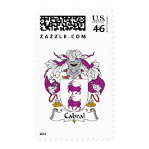 Cabral Family Crest postage
