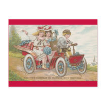 Cabriolet Birthday postcards by pinkalmond Cabriolet Birthday postcards