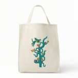 Cacao and Quetzal Canvas Bags