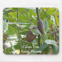 Cacao Tree, Kauai, Hawaii mousepads