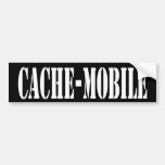 Cache-Mobile bumper Sticker