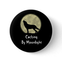 Caching By Moonlight Geocaching Swag Pin buttons