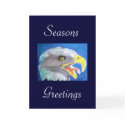 Cachinnating Eagle Card